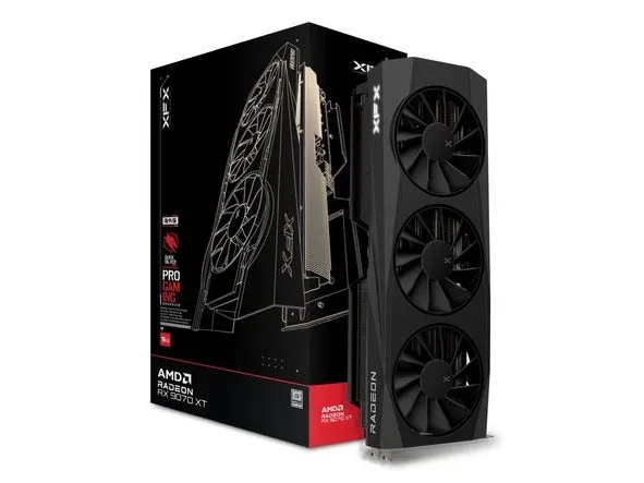 XFX QuickSilver Radeon RX 9070XT - Gaming Edition - grafikkort - Radeon RX 9070 XT - 16 GB GDDR6 - PCI Express 5.0 - 3 x DisplayPort, HDMI