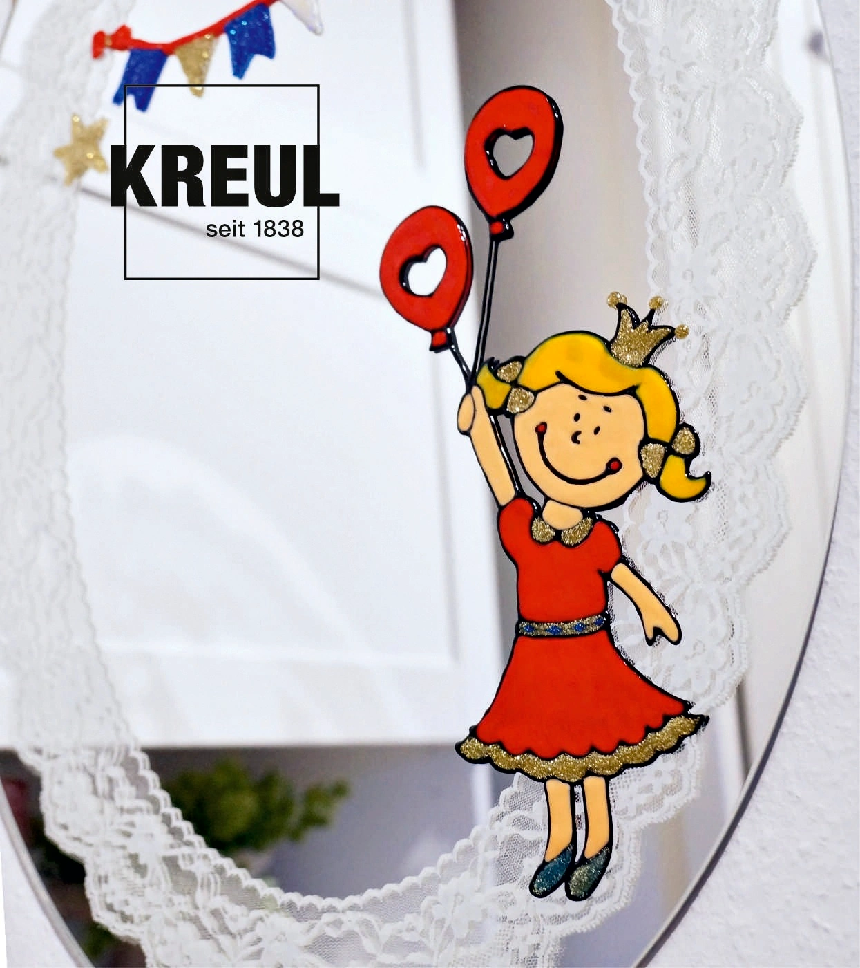 Window Color Set GLITZER-WELT 110-teilig