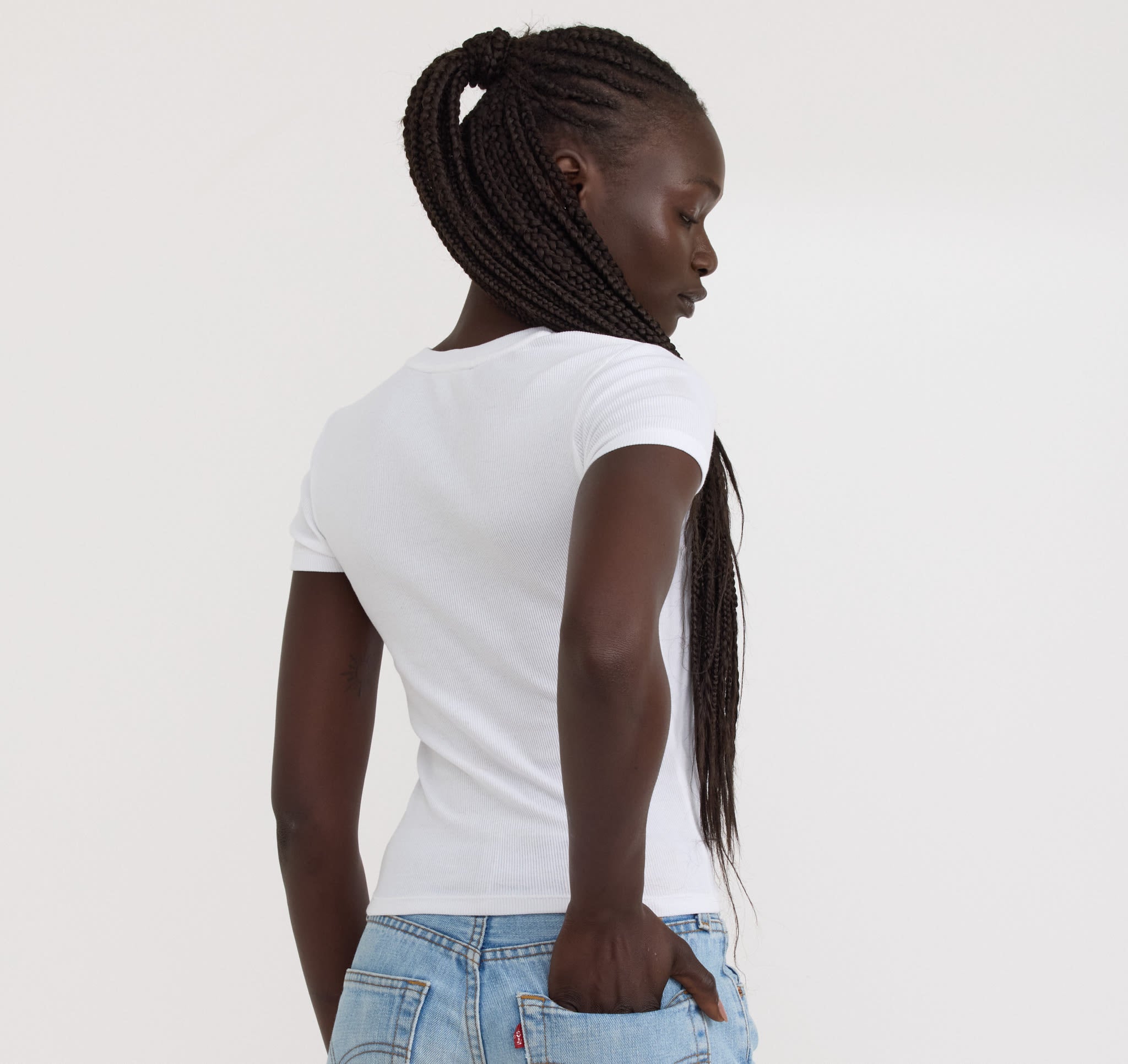 ORGANIC COTTON<br>Core Rib Tee