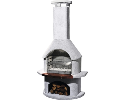 Buschbeck grillhaard Venezia 65 x 110 x 206 cm betonwit
