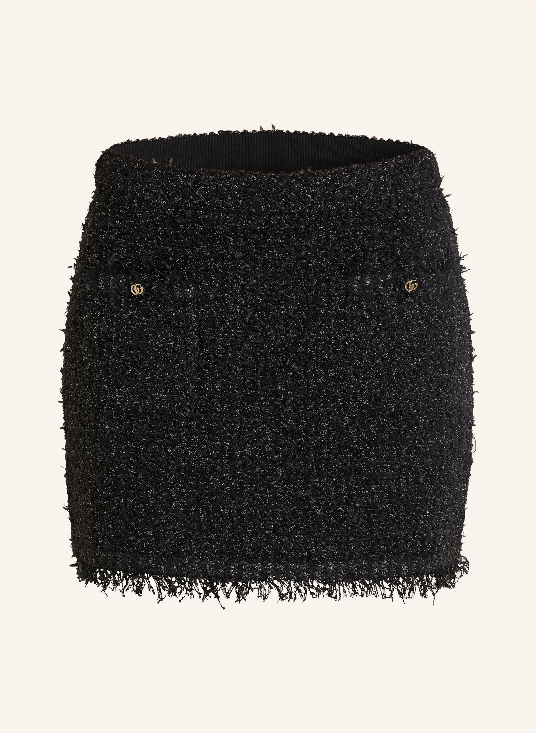 GUCCI Strickrock mit Glitzergarn