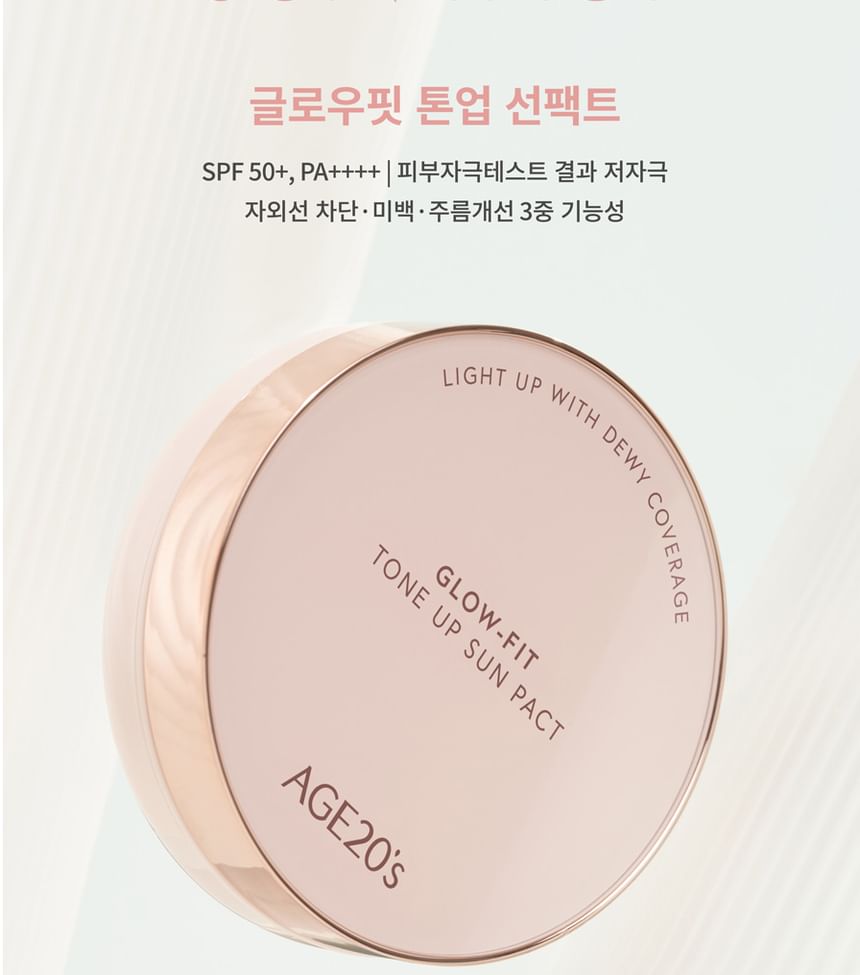 AGE20'S - Glow-Fit Tone Up Sun Pact
