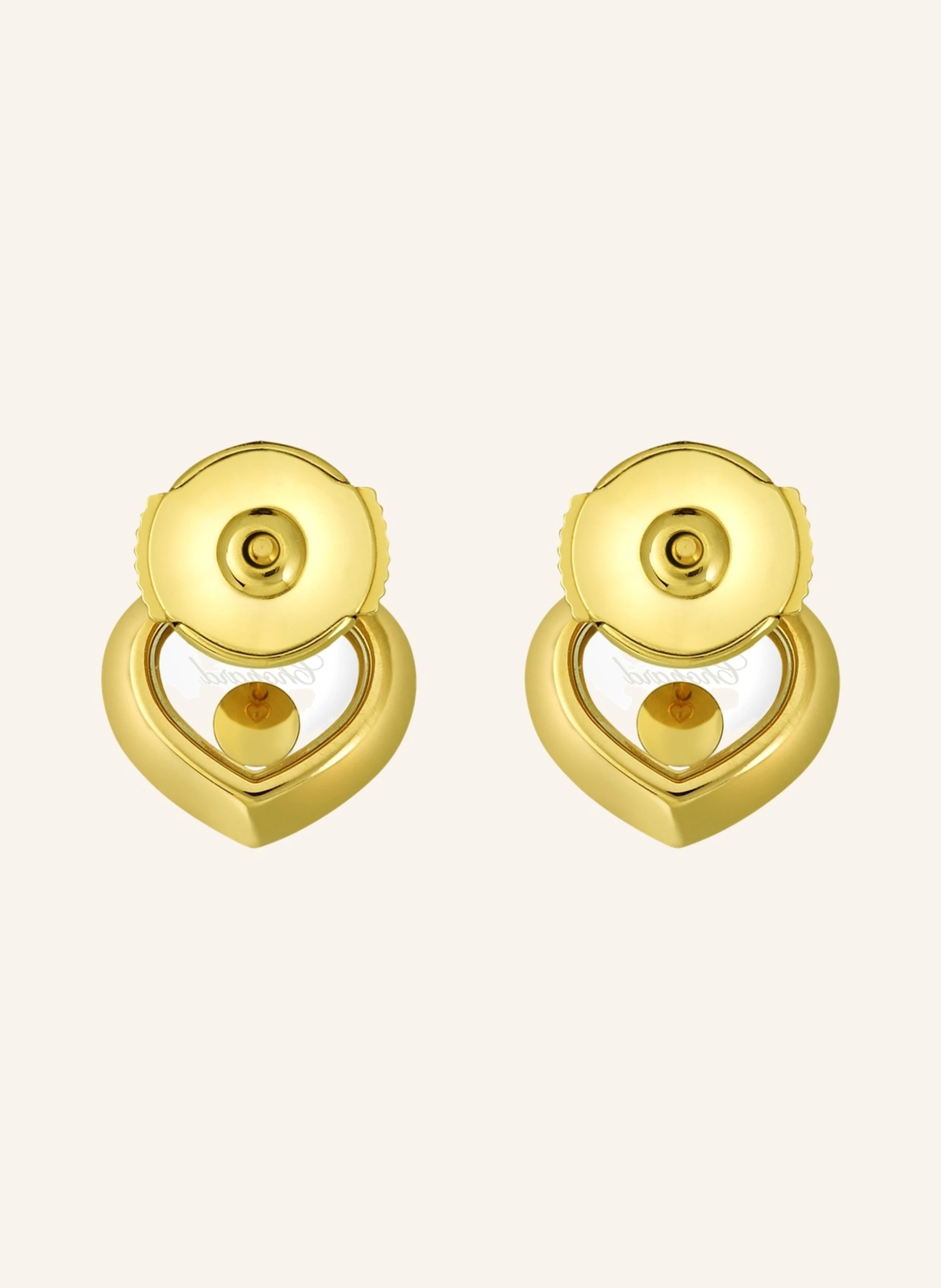 Chopard Ohrring HAPPY DIAMONDS ICONS Ohrringe aus 18 Karat Gelbgold und Diamanten