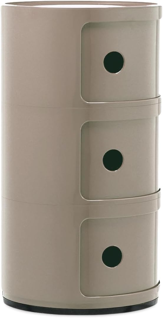 Kartell Componibili, Container 3-fächer, Taupe