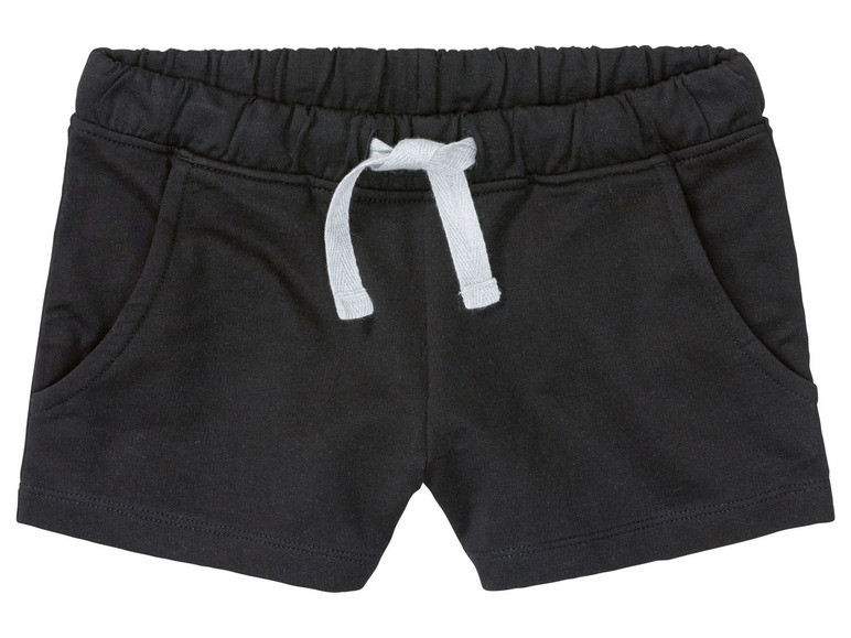Meisjes sweatshorts, 2 stuks, met hoog katoengehalte