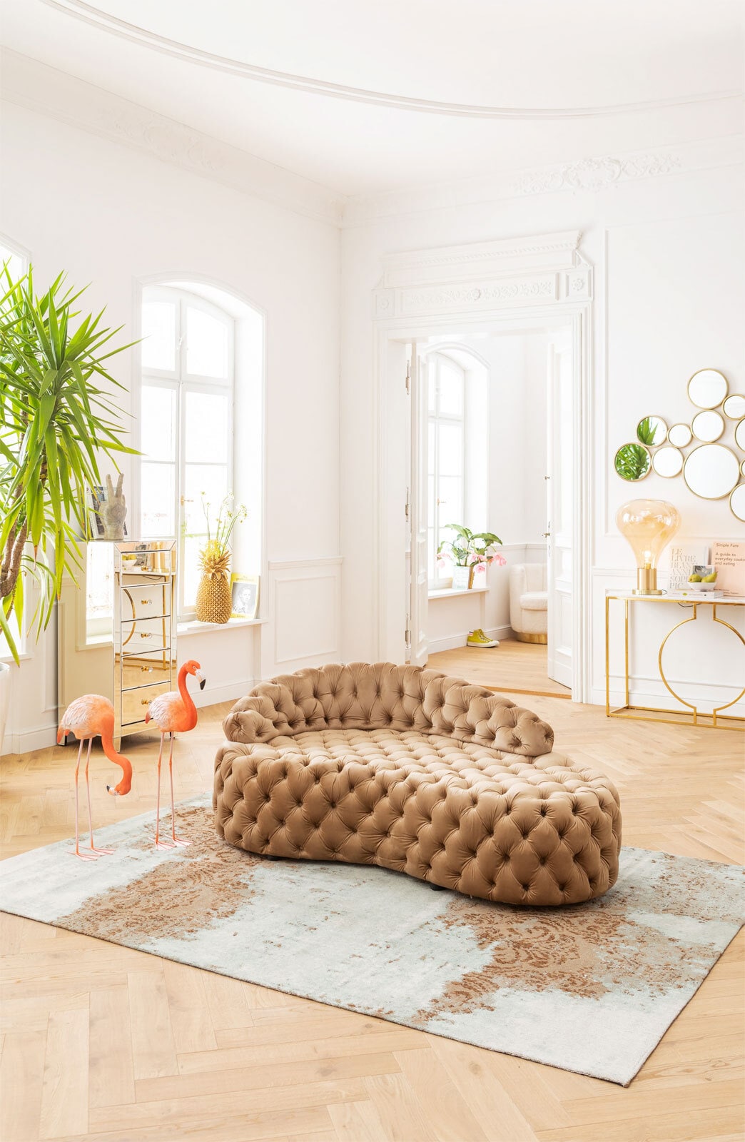 KARE DESIGN Hochkommode 110 x 49 cm braun