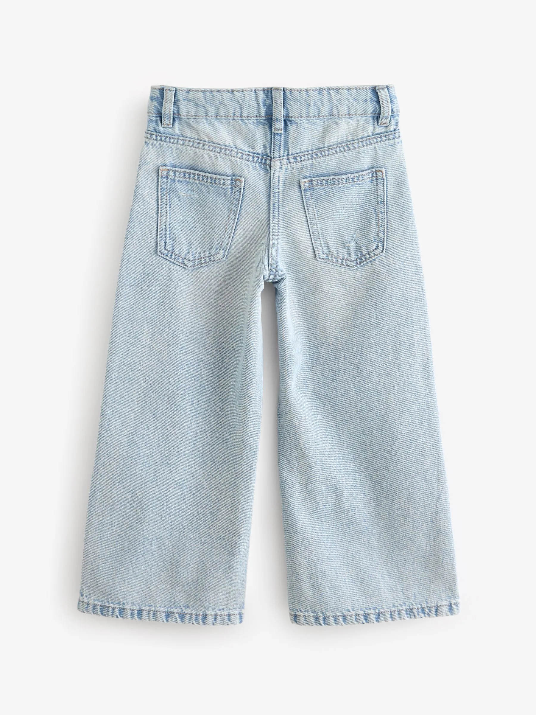 Lichtblauw - Jeans met wijde pijpen (3-16 jr)