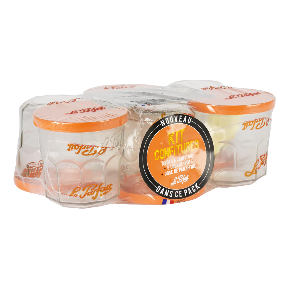 Pack de 6 pots à confiture 445 ml Le Parfait