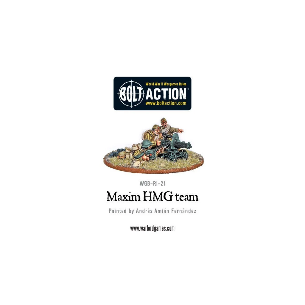 Bolt Action - Soviet Maxim HMG Team