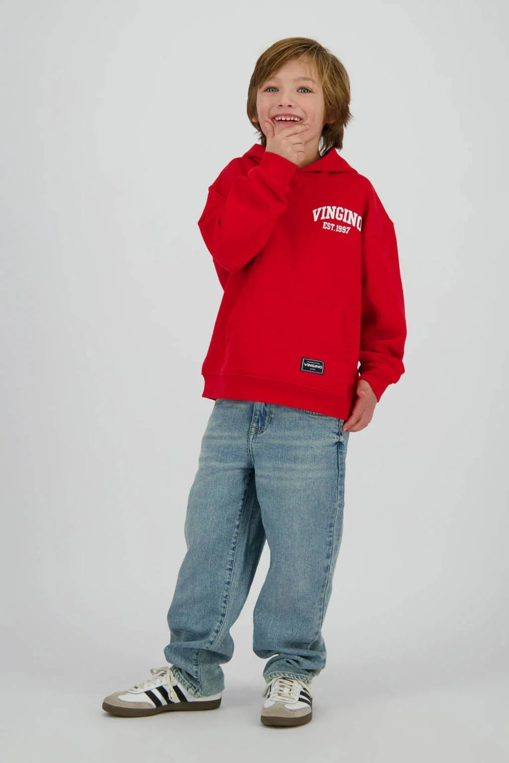 Vingino hoodie rood