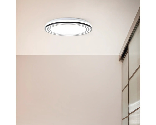LED plafondlamp, 1-lichts, 36 W, 5500 lm, B 49 cm, Kobana wit