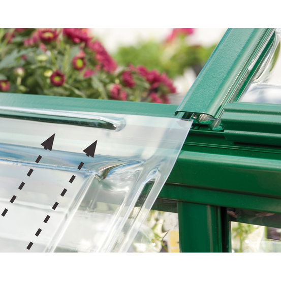 Serre de jardin Harmony 5.7m? Verte