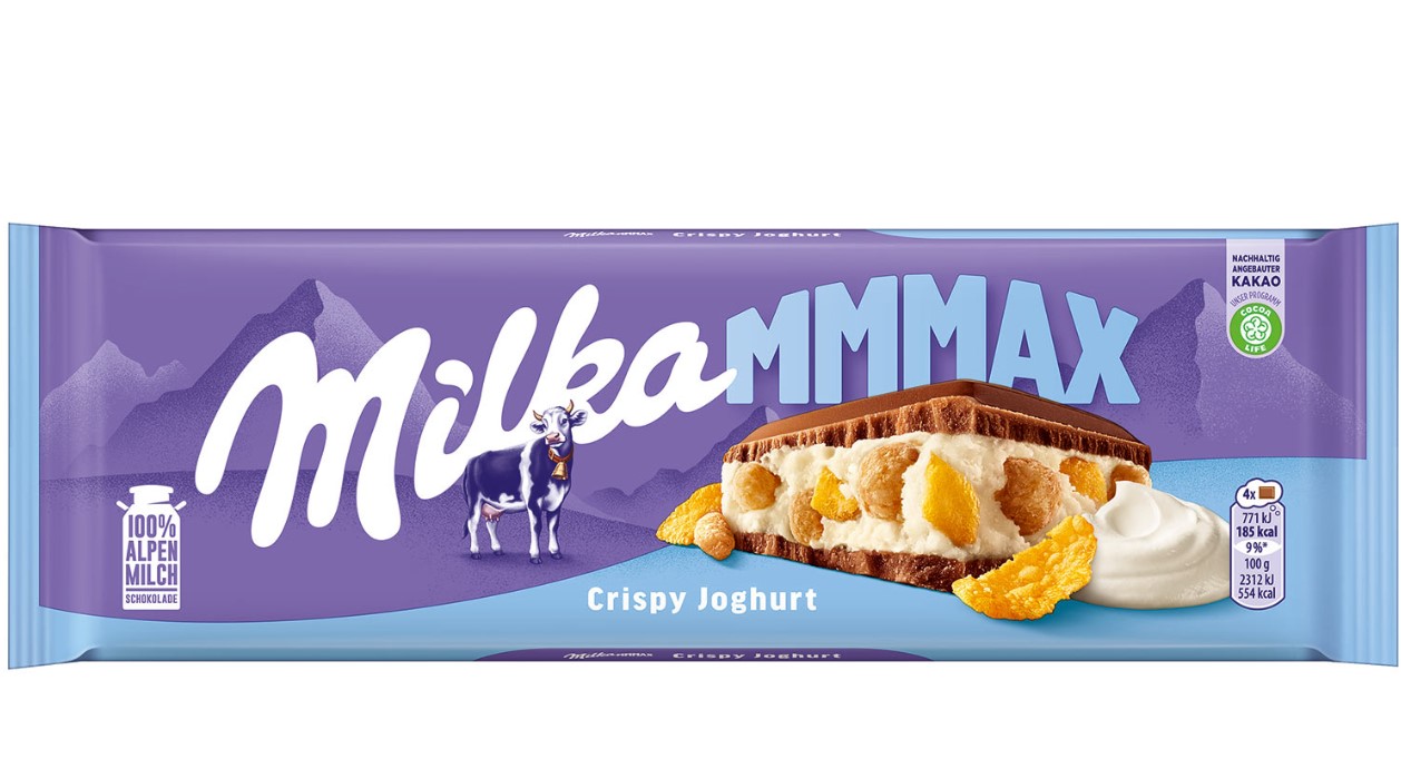 MILKA MMMAX Crispy Joghurt 300g MHD:2.7.25