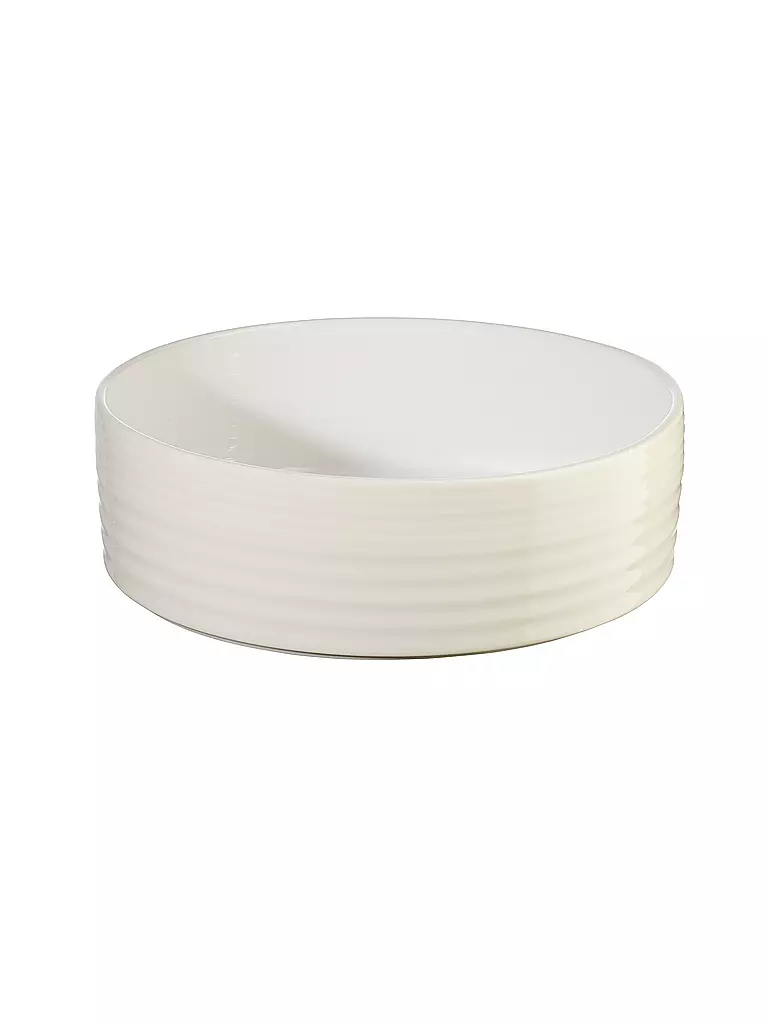 ASA SELECTION Schale groß 25cm RE:GLAZE Sparkling White creme