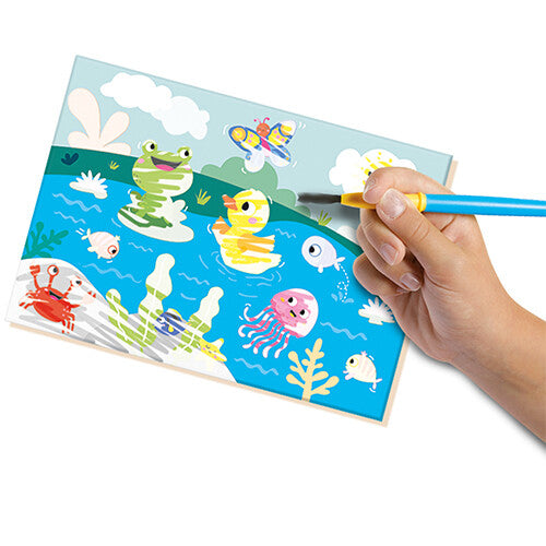 Ses creative magische kleurplaten - verborgen dieren - 4st