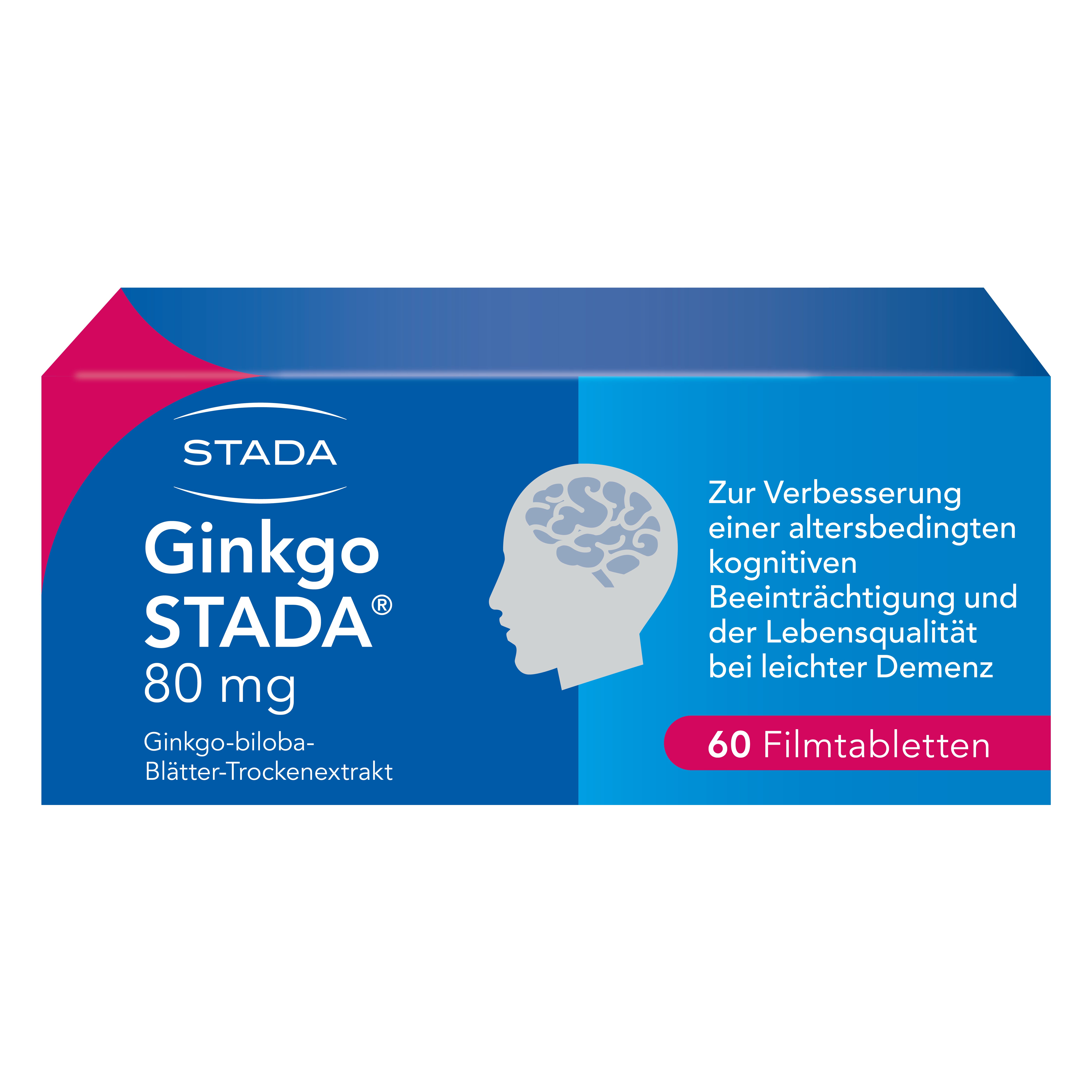 Ginkgo Biloba STADA® 80 mg bei Gedächtnis- und Konzentrationsstörungen