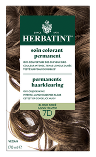 Herbatint Permanente Haarkleuring Goud-Blond 7D 170ML