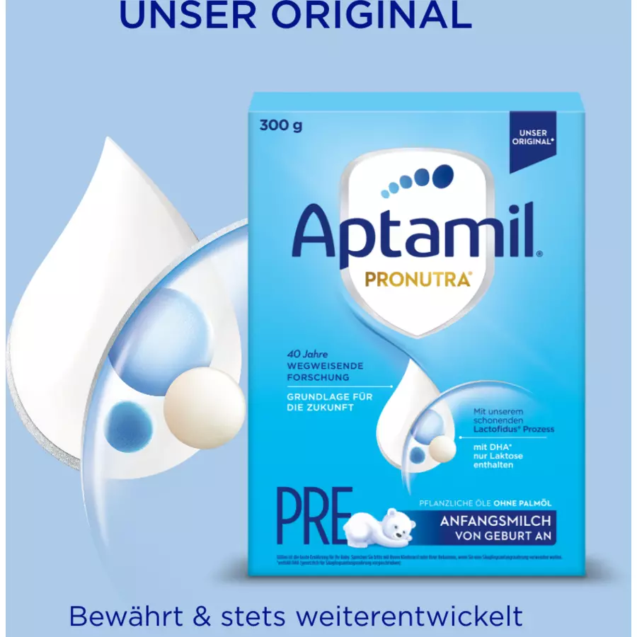 Aptamil Anfangsnahrung Pronutra PRE ADVANCE 300 g ab der Geburt