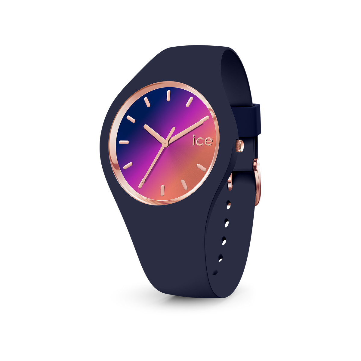 Montre Ice watch femme  bracelet silicone bleu