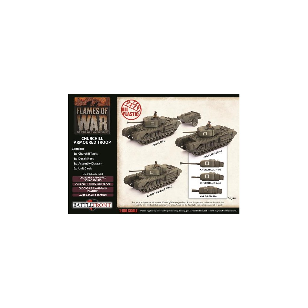 Flames of War - Churchill Armoured Troop