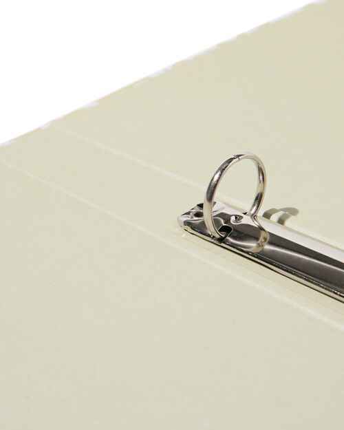 classeur 2 anneaux fleurs vert A4