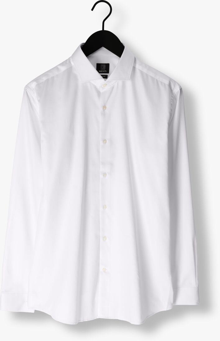 GENTI witte genti klassiek overhemd s9254-1109