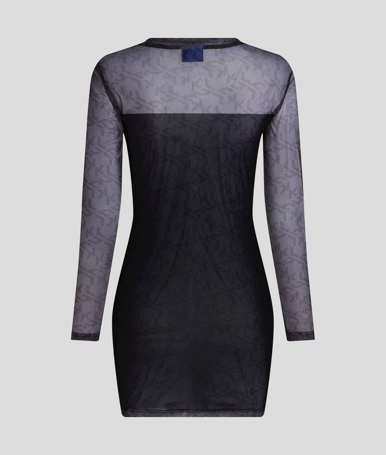 ROBE EN MESH À MANCHES LONGUES KLJ MONOGRAM