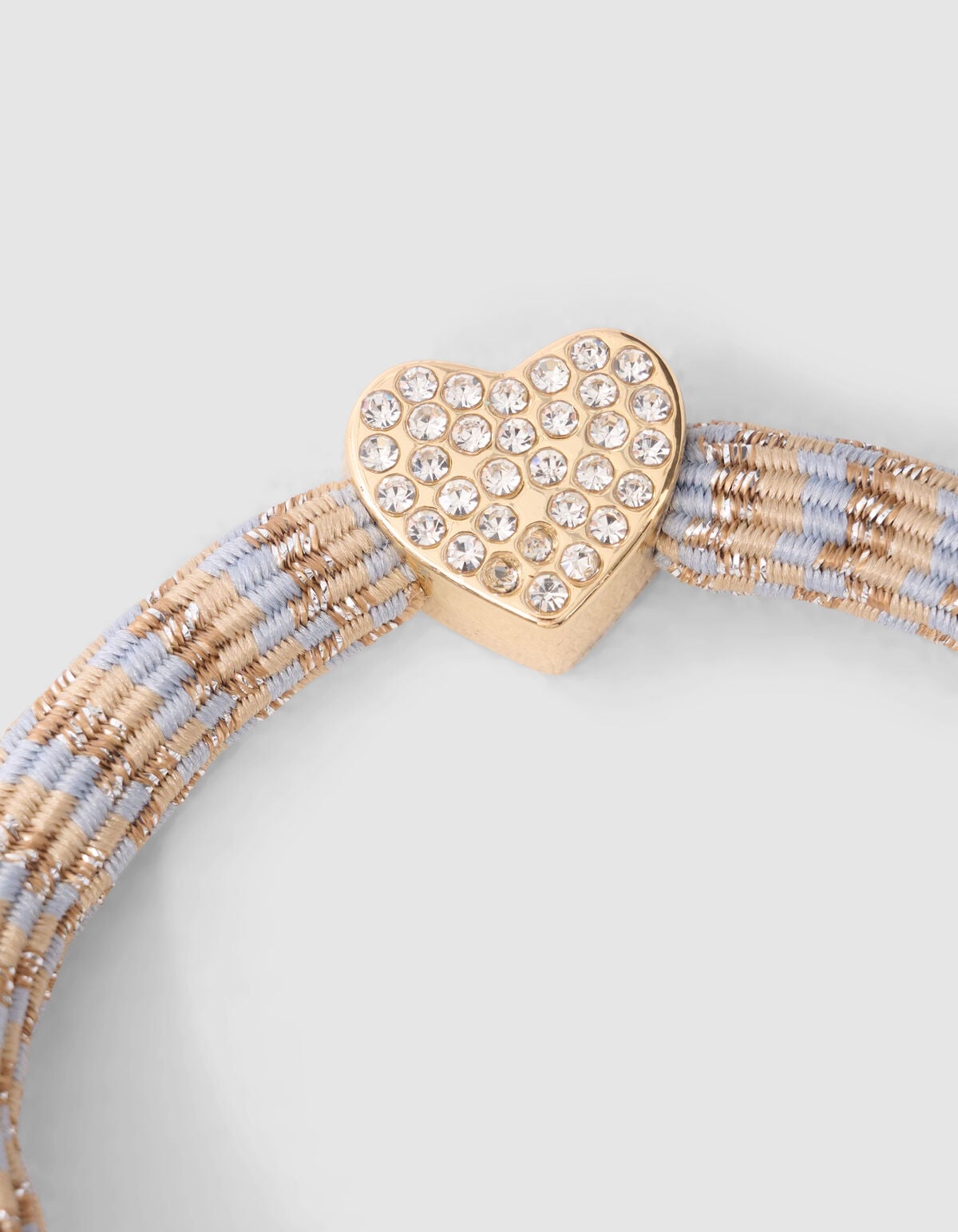 Charm Lurex Haarelastiek Goud