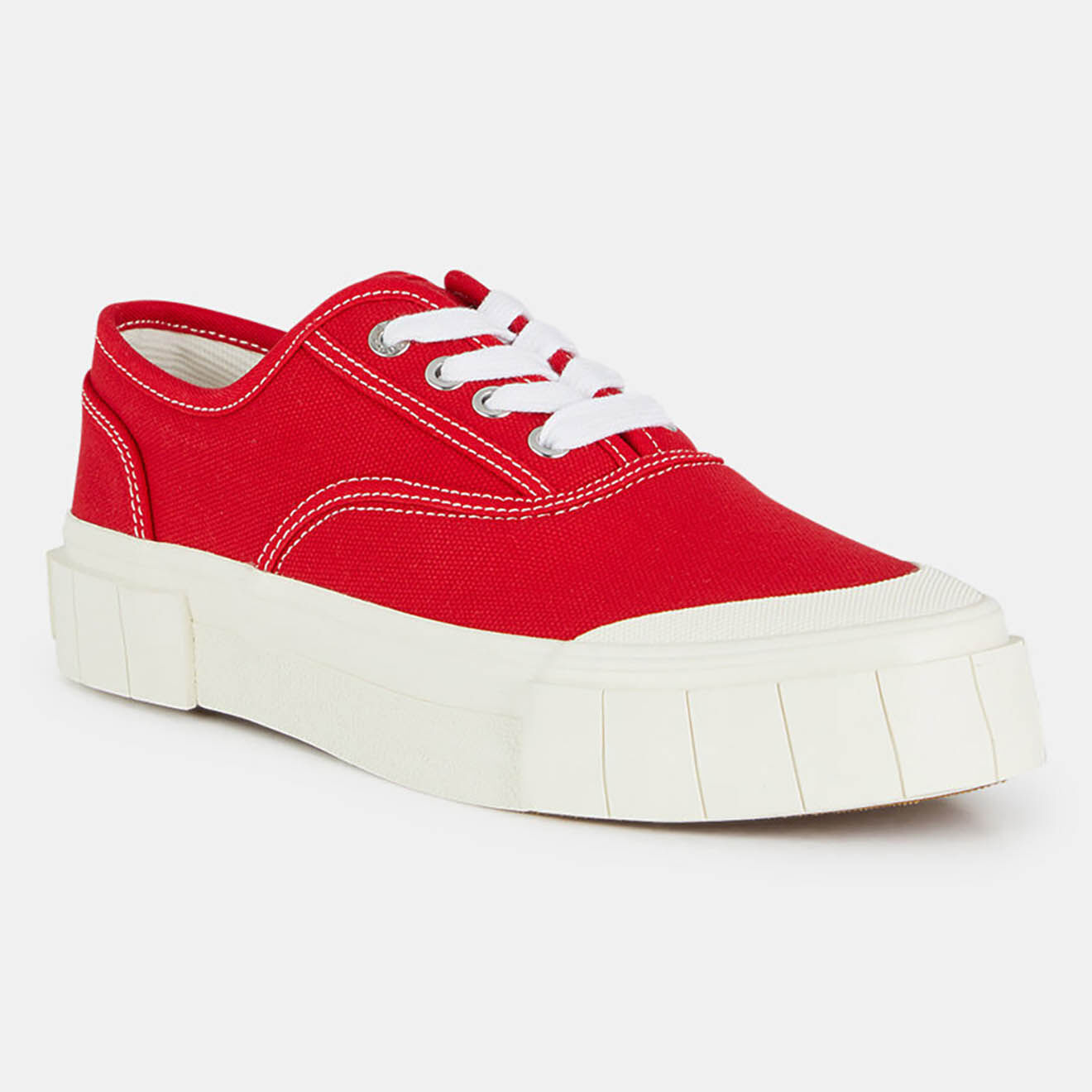 Good News Sneakers en Coton Bio Gnace rouges