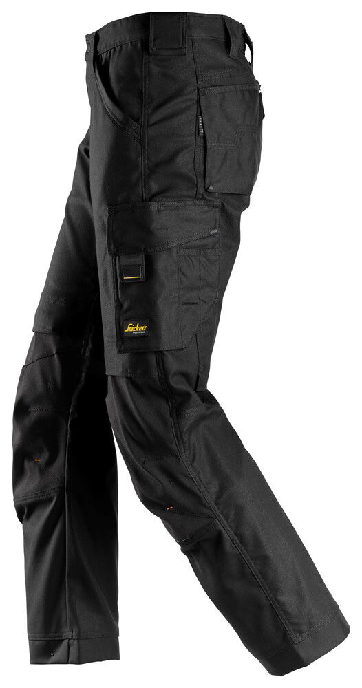 Snickers AllroundWork Canvas  6324 - Werkbroek - Zwart - 44 - 82