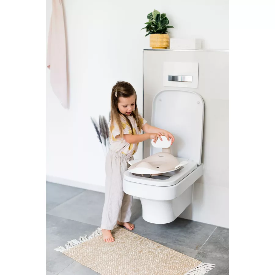 KINDSGUT Toilettenaufsatz Wal sand