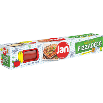 Jan Pizzadeeg met zuurdesem en tomatensaus (600g)