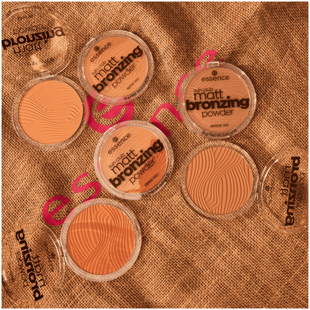 essence Sun Club Matt Bronzing Powder 01 Natural15 gr