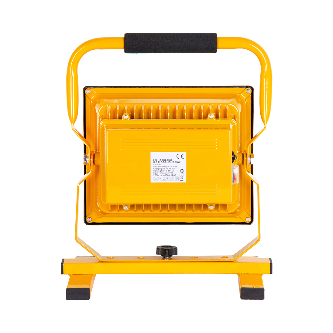 Kibernetik LED Baustrahler 30 Watt, mit Traggestell, mit Batterie