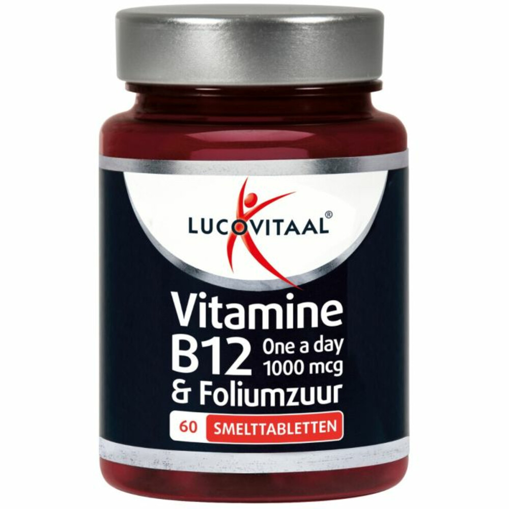 Lucovitaal Vitamine B12 & Foliumzuur 60 smelttabletten