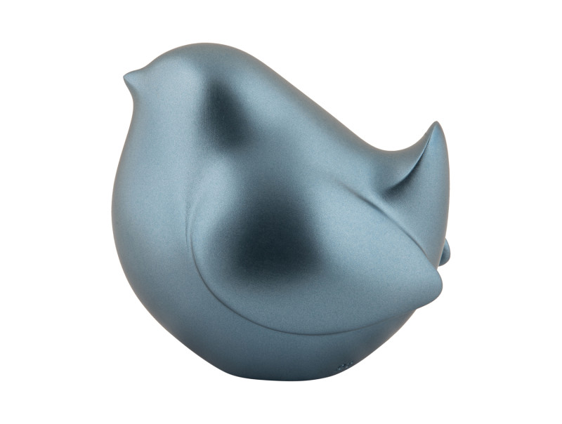 Statue Fat Bird PT4158DB Metallic dark blue