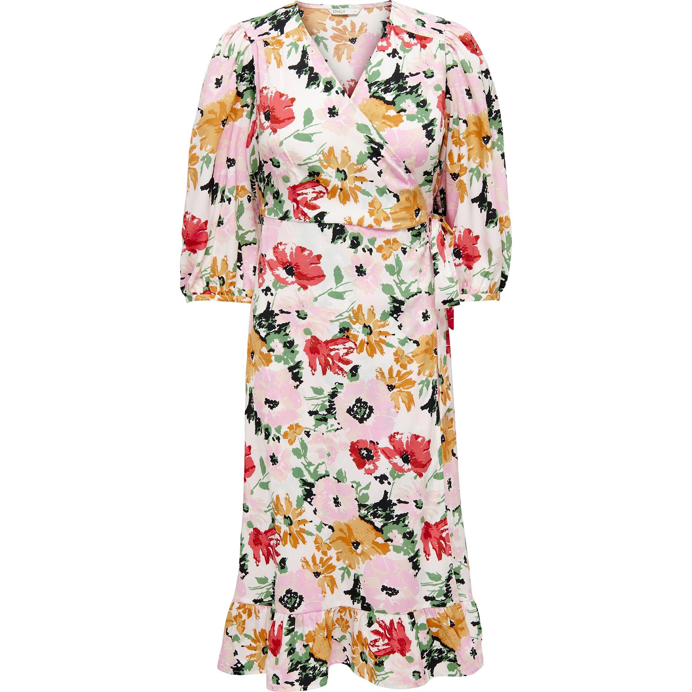 Only Olivia Wrapped Dress Womens