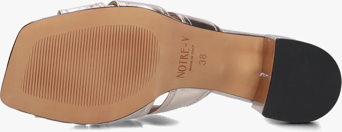 gouden notre-v sandalen met hak 42252/g