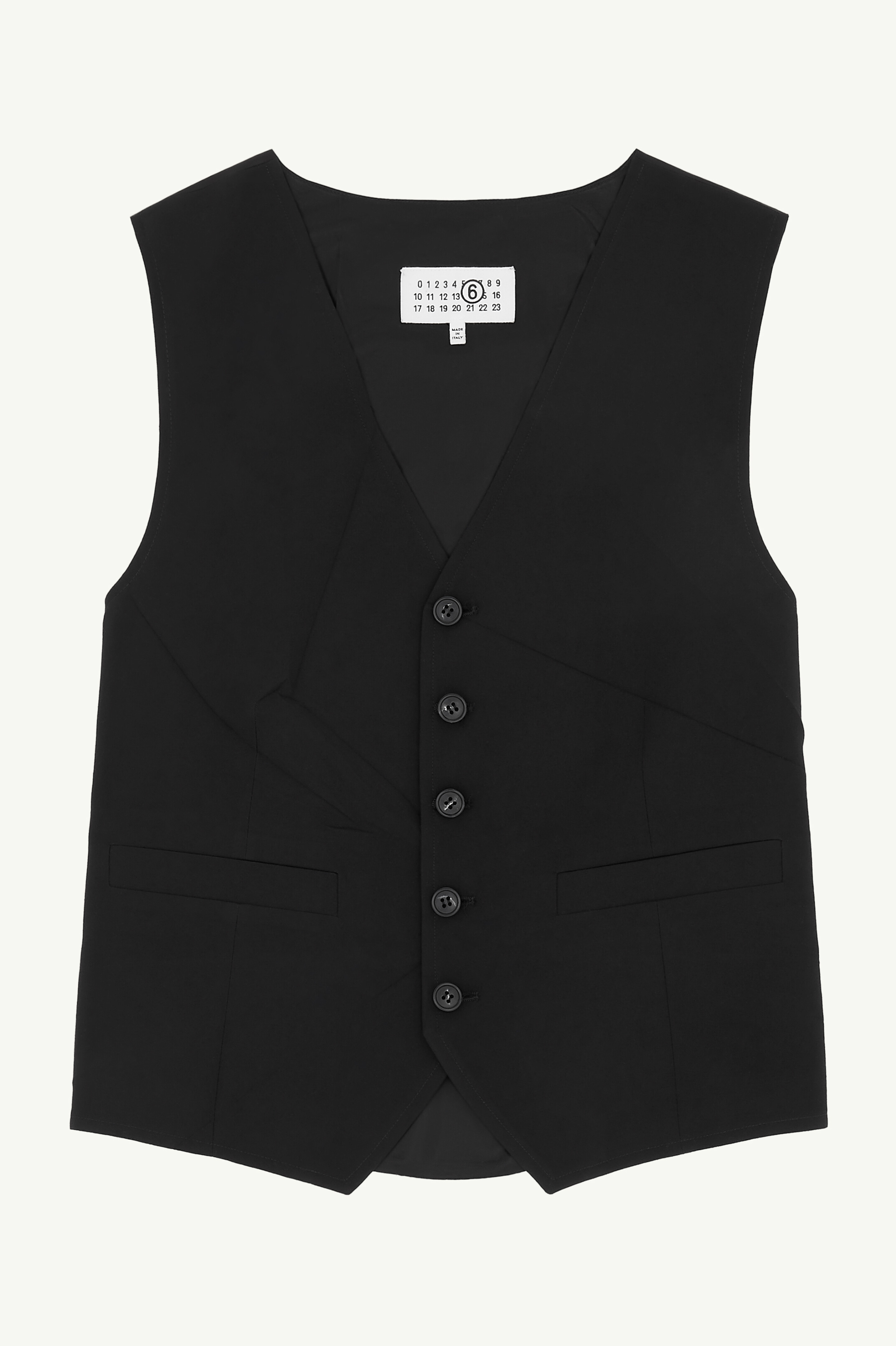 Gilet en laine mélangée pour homme | MM6
