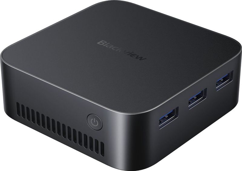 Blackview MP80 Mini PC - 16 GB LPDDR4 - 512 GB SSD - Intel N95 - Zwart
