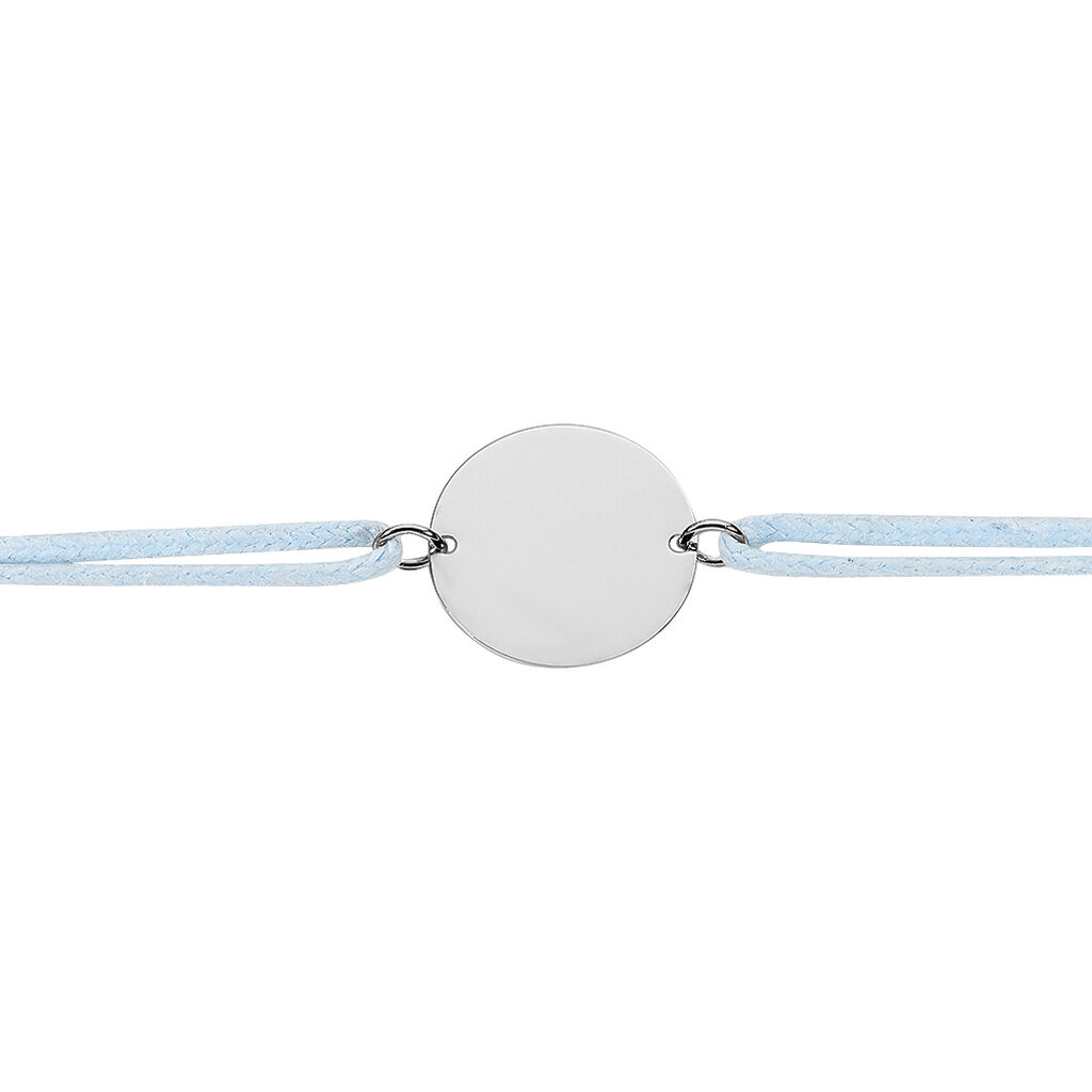 Bracelet Helenia Pastille Gravable Or Blanc