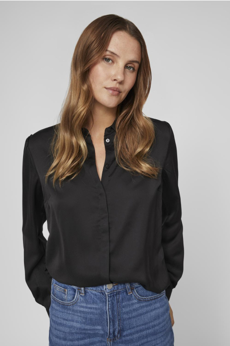 Vila zwarte dames blouse