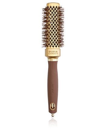 Olivia Garden Expert Blowout Straight gewellte Borsten 30 gold & braun 1-Stück