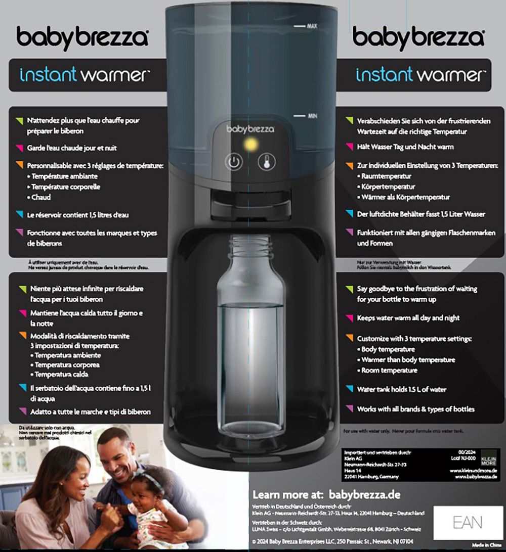Baby Brezza Instant Warmer, schwarz