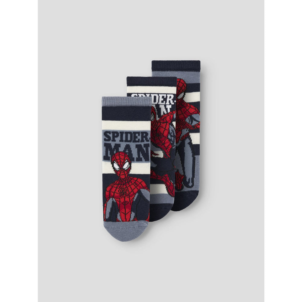 Køb Name It Navy Blazer Nmmoctavius Spider 3p Strømper Mar