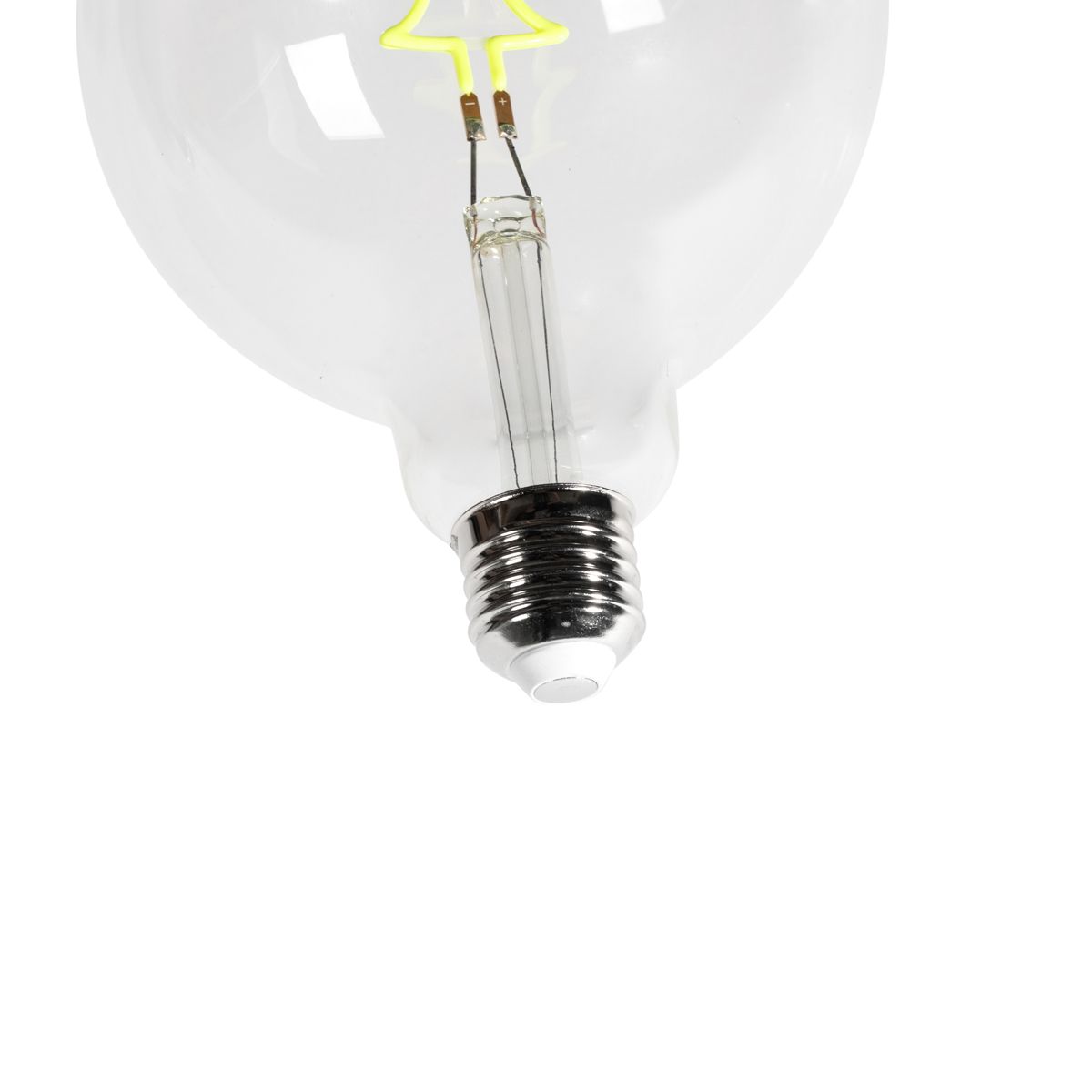 Kerst E27 LED lamp G125 helder 1.8W 100 lm