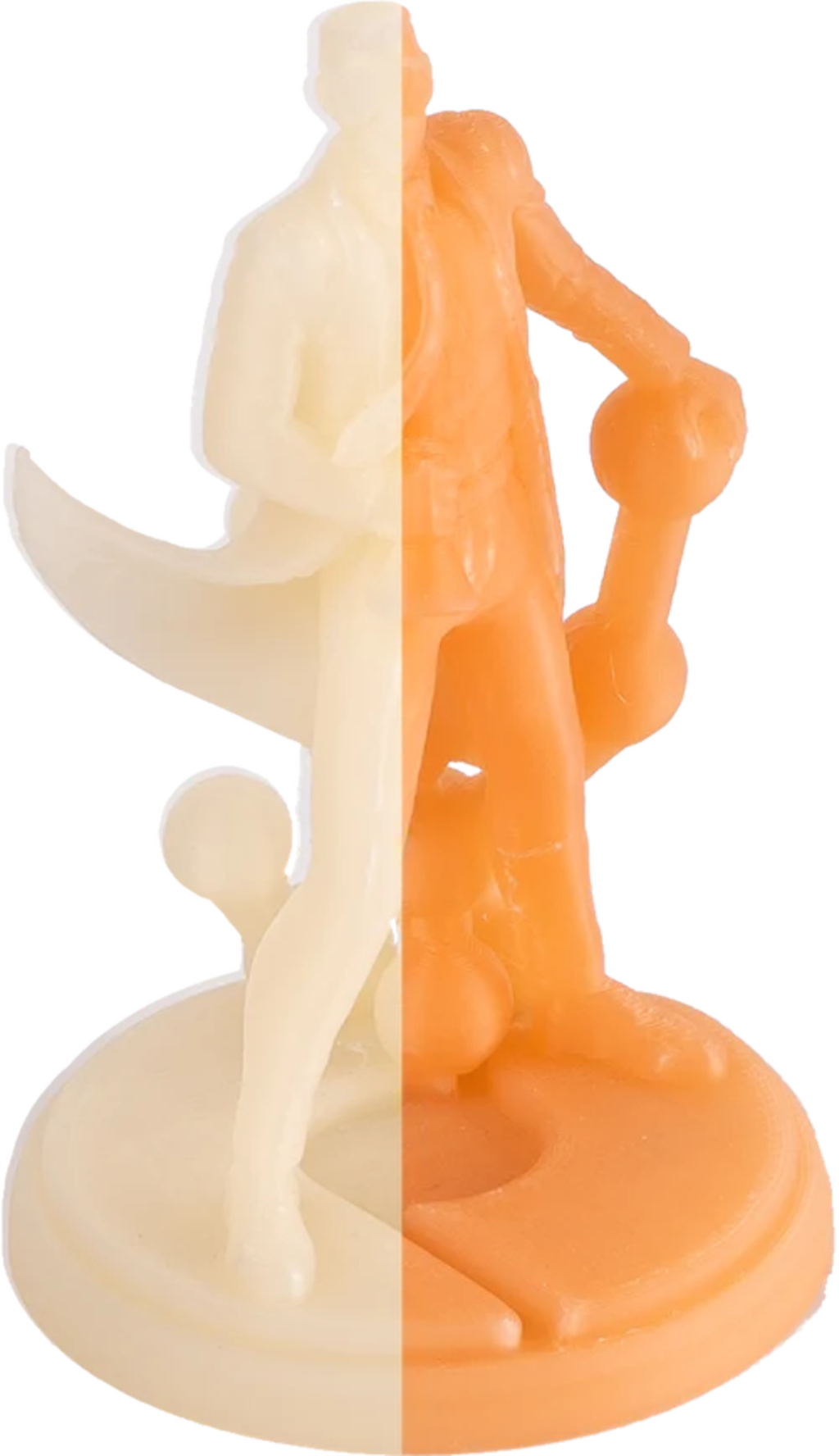 Polymaker  PolyLite PLA UV Color Change Natural/Orange, 1,75 mm / 1000 g    Farbwechselndes PLA Filament