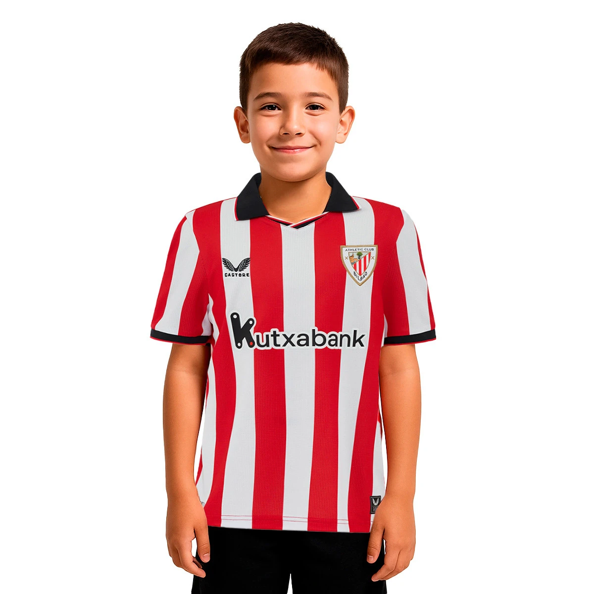 Camisola Castore Athletic Club Bilbao Primeiro Equipamento 2025-2026 Criança