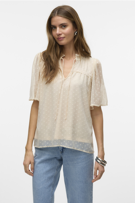 Vero Moda beige dames blouse
