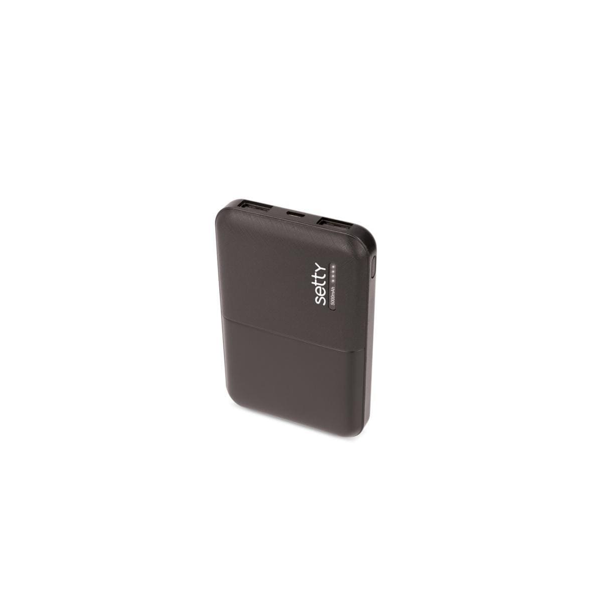 Setty Powerbank 5000 mAh Svart